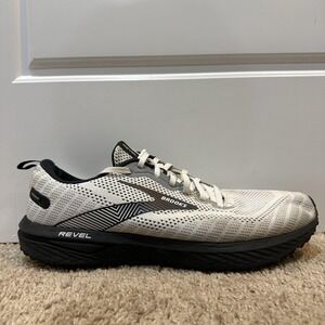Brooks Revel 6 Shoes Mens Size 13 White Black Road Running Sneakers